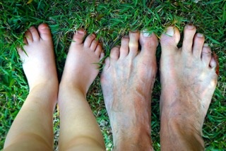 Feet in the garden - Ross Brown @ Your Life Photographer